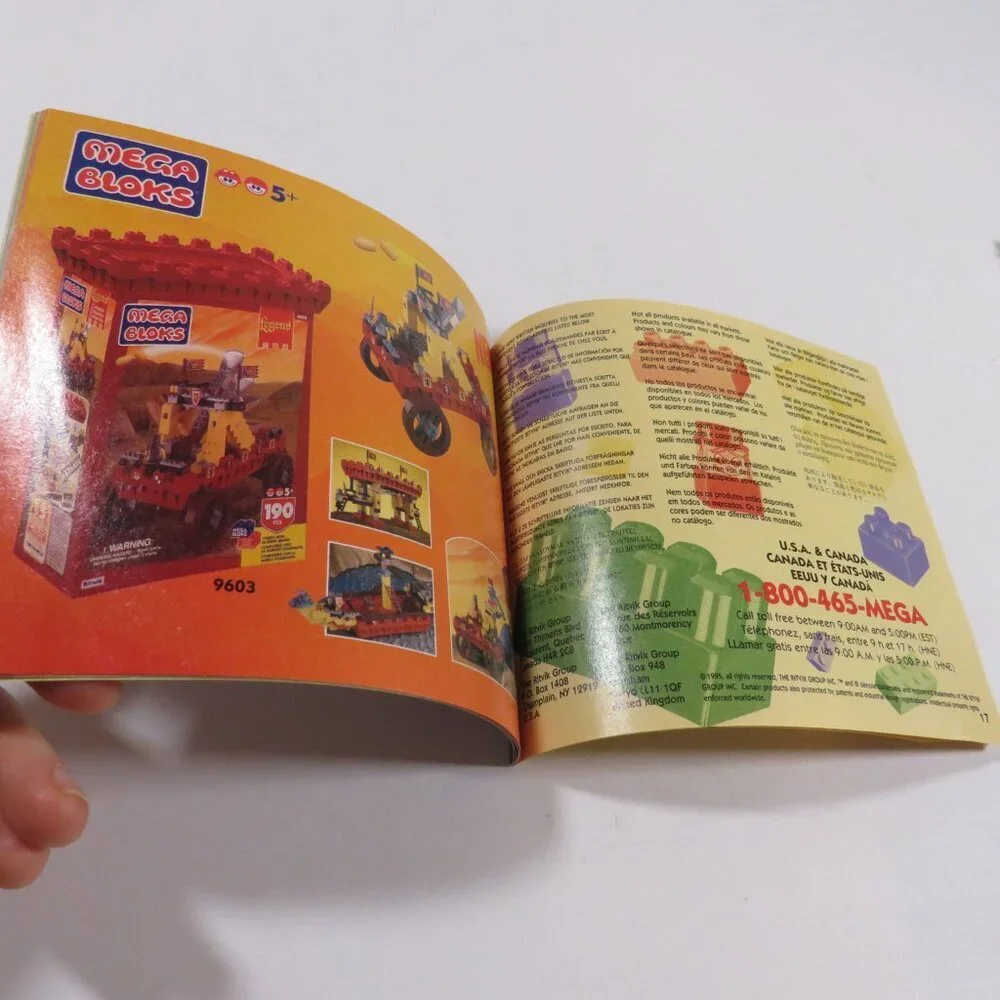 MEGA BLOKS CATALOG 1995